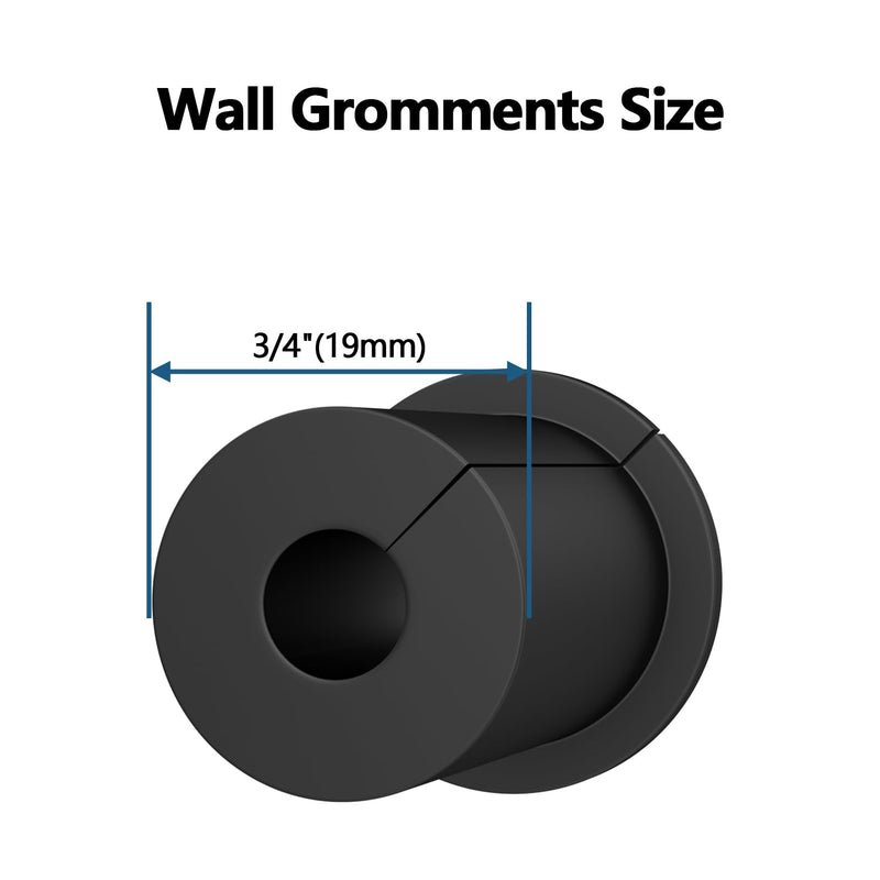 4PCS 3/4 inch starlink Wall Cable Pass Through Bushing Grommets Accessories for Cables,Star Link Cable Routing kit for starlink mounting kit,Silicone Wall Bushing for starlink dishy ethernet Cables 4PCS Starlink Grommets