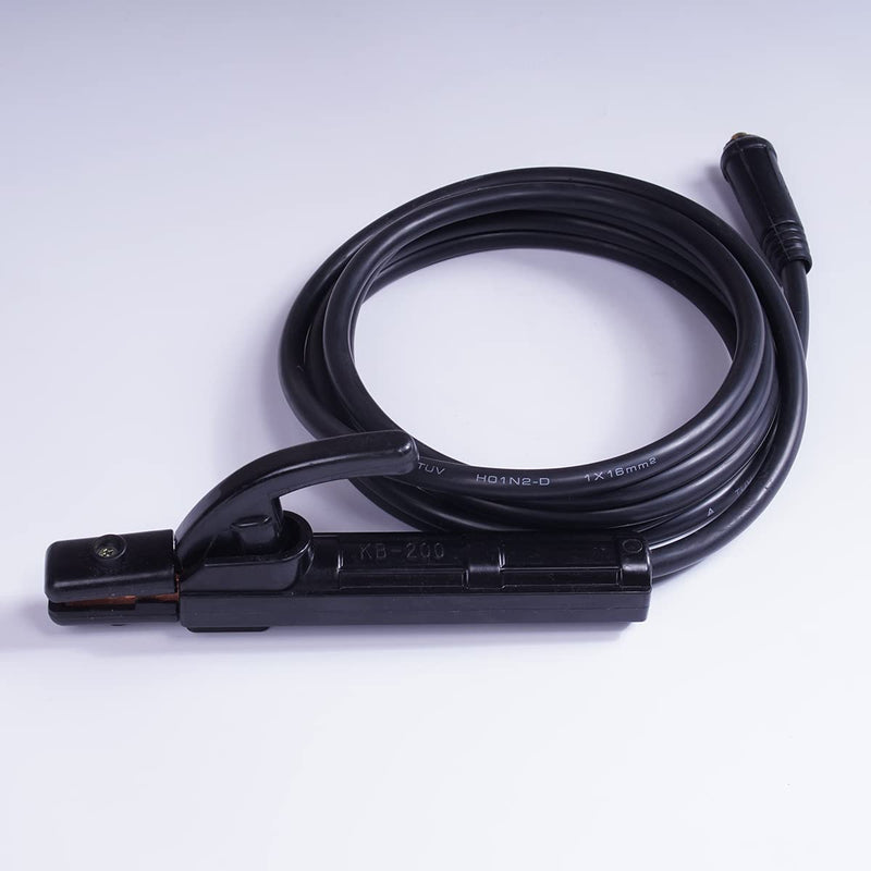 200A Welding Electrode Holder with 3m Cable Assembled Welder Ground Earth Clamp for ARC ZX7 MMA (holder+calbe)