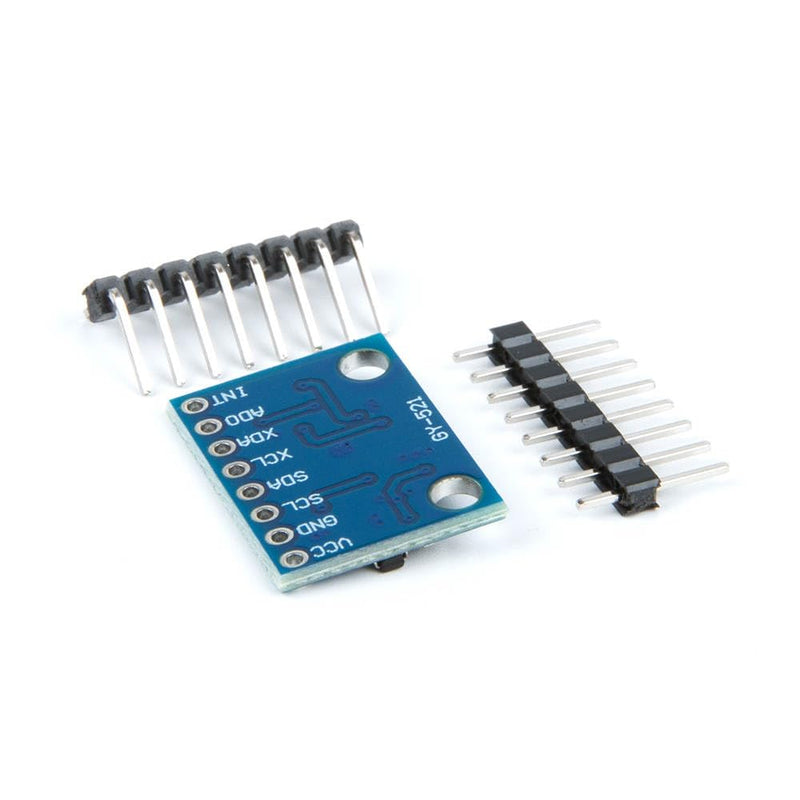 SHILLEHTEK MPU 6050 Module GY-521 Module, 6 DOF 6 Axis Accelerometer Sensor, Raspberry Pi Accelerometer (Compatible with Raspberry Pi Pico and Other Models), Arduino Accelerometer (1pc Unsoldered)