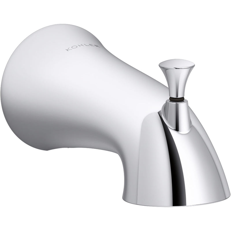 Kohler 35935-CP Buckley™ Wall-Mount Bath spout with Diverter, Polished Chrome Rectangular