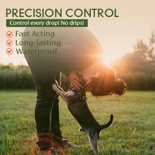Flea and Tick Prevention for Dogs, Dogs Flea & Tick Treatment with Fipronil, Long-Lasting & Fast-Acting Topical Flea & Tick Control Drops (3 Doses, 5-22lbs) 3 Doses