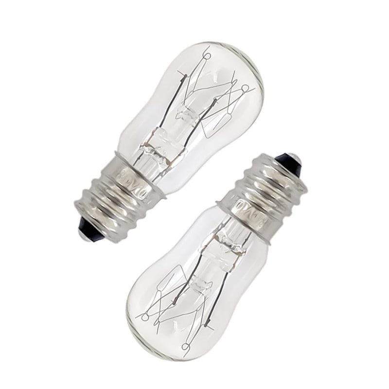 WE05X20431 Dryer Drum Replacement Bulbs,120V/10W/E12,Dryer Light Bulb Compatible with GE & Hotpoint Dryers, 4-Pack