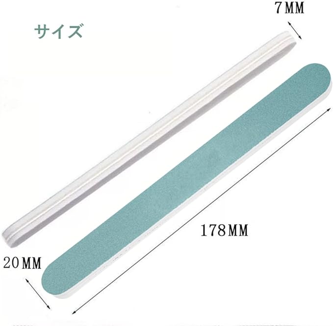 DFsucces Nail Polish, Nail File, Set of 10, Double-sided Type, Nail File, Nail File, Nail File, Nail Cleaner, Buffer, Sponge Type, Nail File, Nail Care, File - NewNest Australia