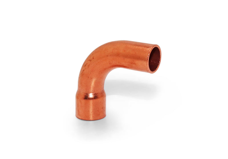 Copper Kit HVACR 3/8 & 7/8 Line Set Copper Fittings Kit air condition refrigeration liquid line & suction lines tubing pipes & ACR:(2)Couplings,(2) Long Turn 90's,(2)Street LR 90's 99.9% Pure Copper