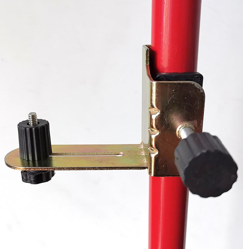 Laser Level Bracket for Telescoping Pole for Rotary and Line Laser Levels | Adjustable 1/4" and 5/8" Mount Adapter Line Laser Positioning Base
