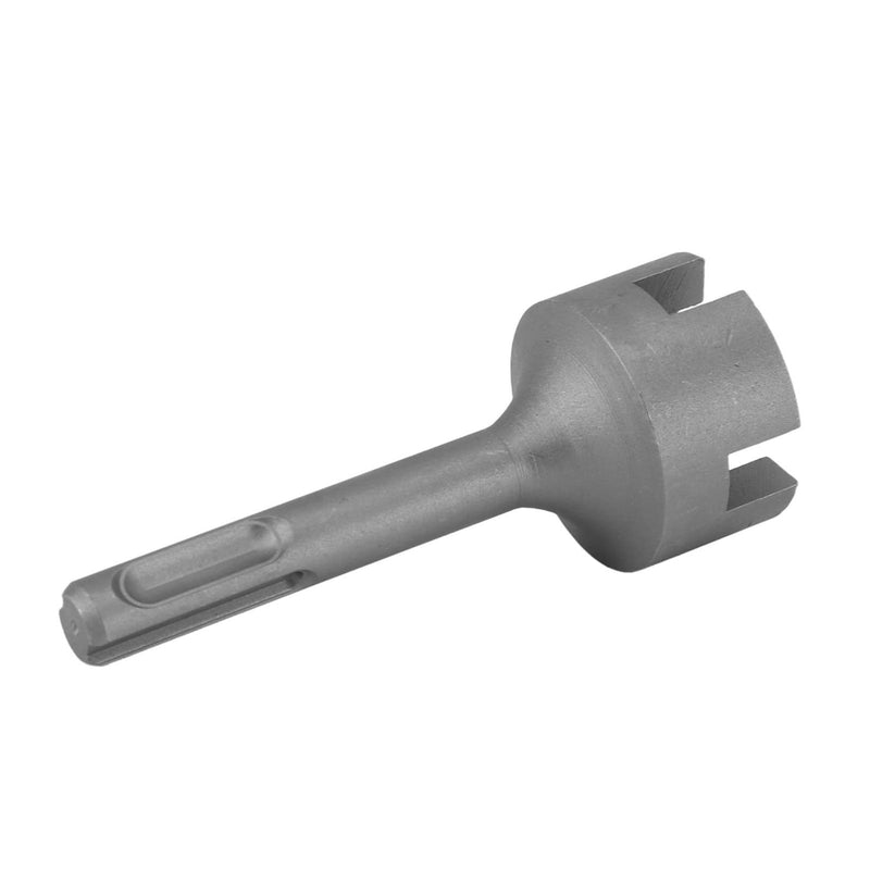 Ground Rod Driver Bits Socket Steel Easy Install Sturdy Light Weight Drill Tools for SDS Plus Hammer Drill (Cross)