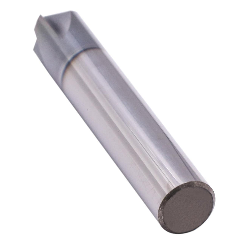 4 Flute 90° Solid Carbide Chamfer End Mill(1Pc, 1/2"), AlTiN Coated | 90° Chamfer Angle, 1/2" Shank 3" OAL, Single End, V Groove Router Bit, for Milling Alloy Steel, Carbon Steel, Cast Iron 1/2 in