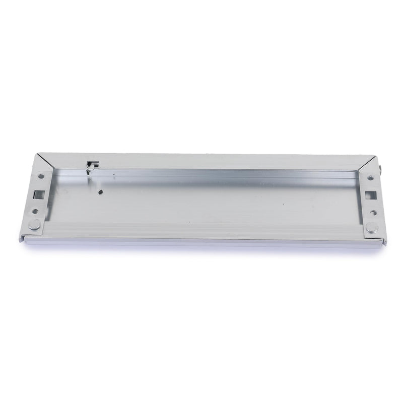 SKANDH Aluminium Silver 10" X 3" Inch Flap Letter Plate Mail Slot for Front Door Polish Anodized