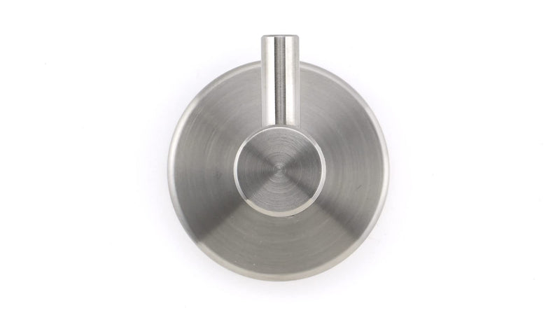 Richelieu Bridgeport 2-in Bathrobe & Towel Hook, Brushed Stainless Steel 2-inch (50 mm)