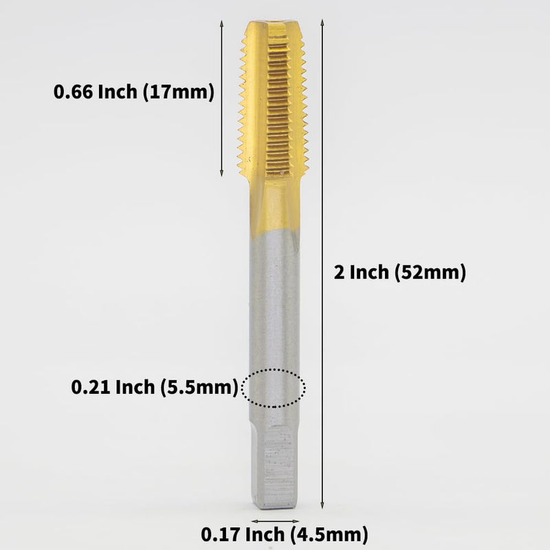 1/16-27 NPT Tap Pipe Thread, M35 Cobalt Steel, Extra Hard, Industrial Grade for Heavy-Duty Jobs, More Durable & Heat Resistant, Perfect for Stainless Steel - Ideal for DIY & Professionals NPT1/16-27 CO