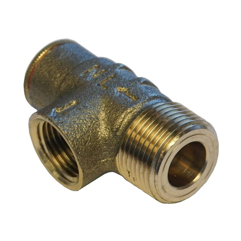 Merrill MFG 3/4" Lead-Free Brass Pressure Relief Valve – 100 PSI Water System Safety Valve, NPT Thread, Durable Corrosion-Resistant Design for Well, Plumbing & Irrigation Systems