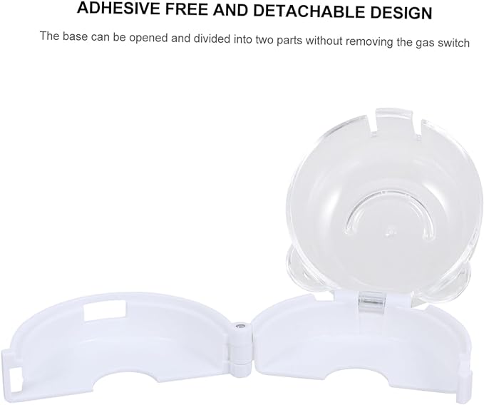 STOBOK 2pcs Gas Switch Lock Stove Knob Guard Stove Protective Lock Gas Knob Cover Knob Cover Child Safety Baby Proof Lock Stove Knob Cover Gas Cup - NewNest Australia