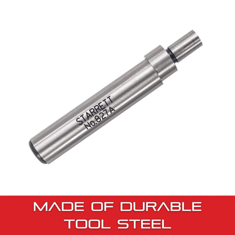 Starrett Edge Finder - Ideal for Flat, Straight Edges, Center Points and Scribed Lines - .200" Contact Diameter, .375" Body Diameter, Single End with Protective Case - 827A 0.375" Body Diameter, 0.2" Contact Diameter