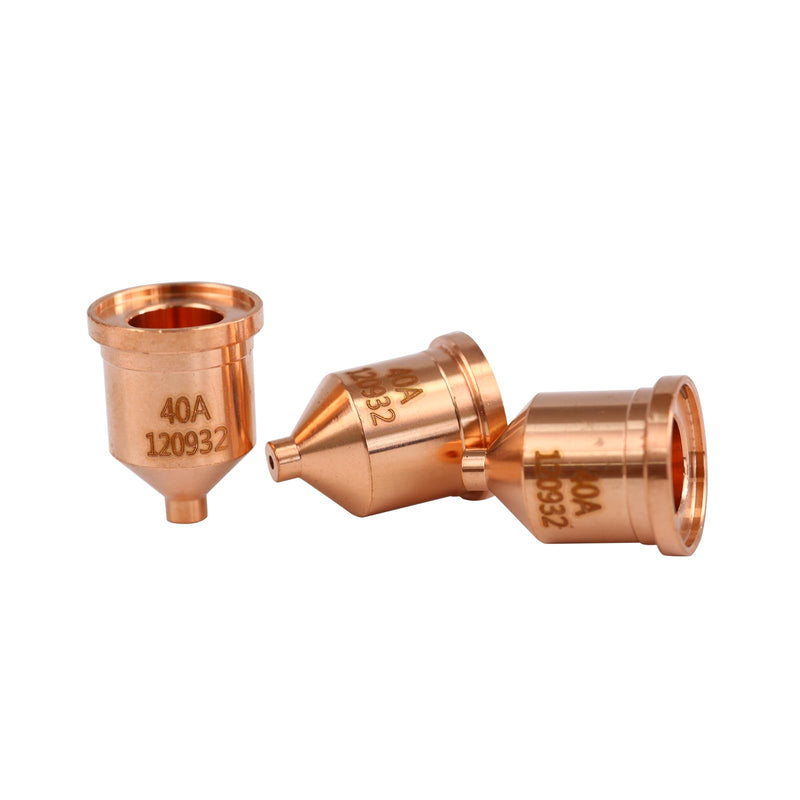 10Pcs 120932 Nozzles 40A Fit for Hypertherm PMX 1000/1250/1650/T80/T100 Plasma Consumables