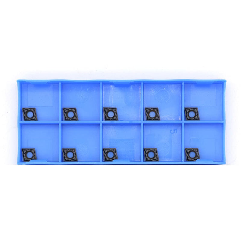 Carbide Inserts for Steel CCMT21.51 / CCMT060204-PF for Finishing Turning Cutting Metal Tools, 10 PCS CCMT21.51-PF