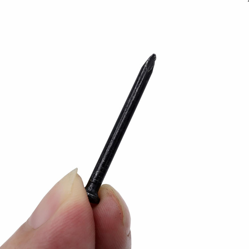 50pcs Hardware Nails 2 inch Length,Carbon Steel Point Tip Wall Cement Masonry Nail,Woodworking Nails,Concrete Nails,Black 50 mm 2 Inch / 50mm