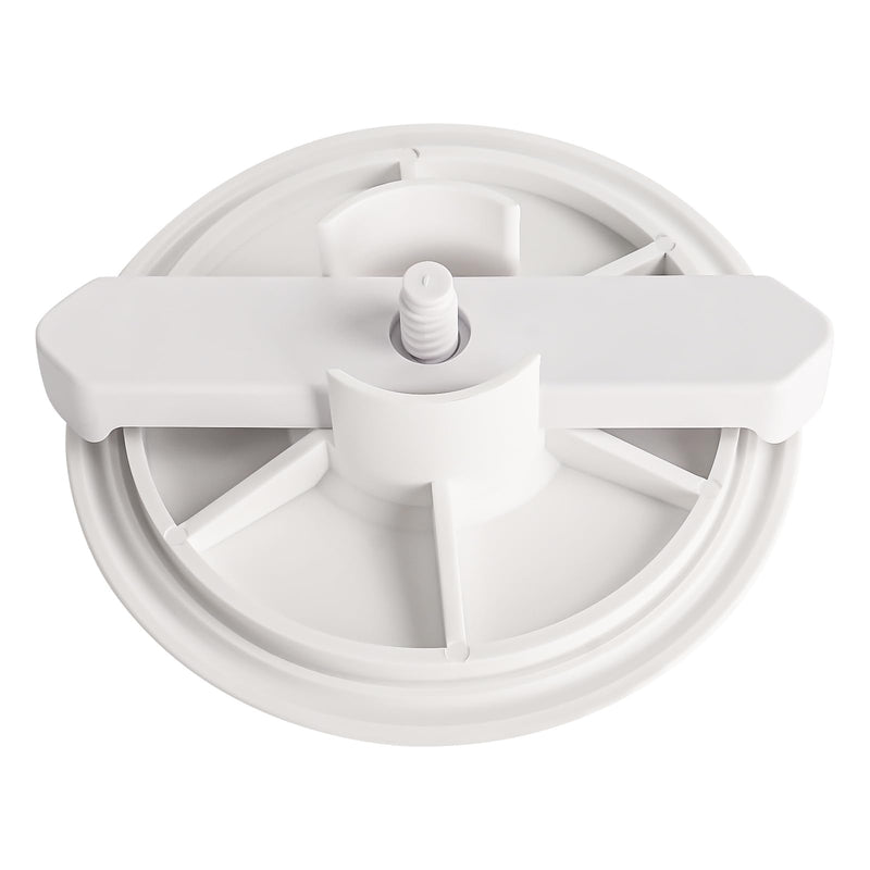 Hoffen Boat Hatch, 8" Round Deck Plate Non Slip Inspection Hatch w/Detachable Cover No Screws Installation for Marine Boat Yacht RV Trailer White 1