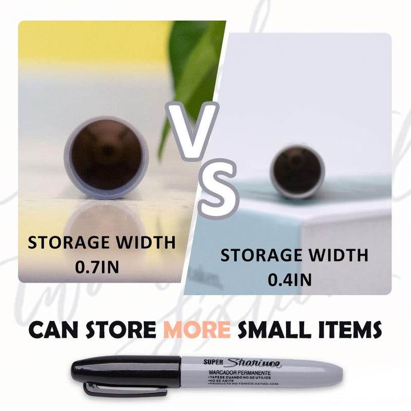 BarGifts Fake Pen Diversion Safe Keep Your Valuables Secretly, Hidden Safe Storage as A Marker Pen to Hide Small Items- 1pc white-1PC