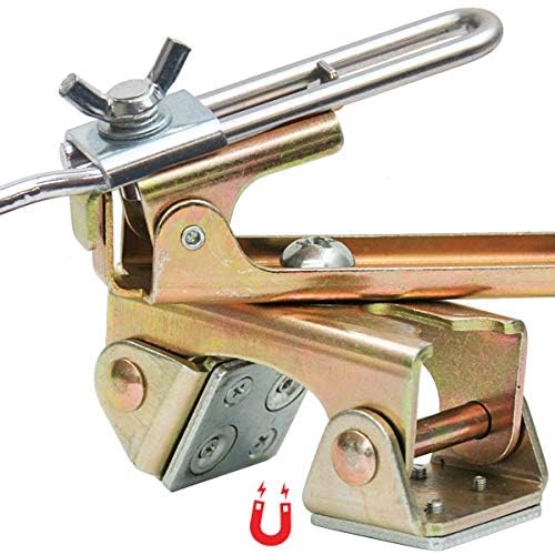 Strong Hand Tools AGH240, Deluxe Magnetic Grasshopper, Welding Finger, Copper Spindle + Magnetic V-Pad Base + Anti-tipping Bolt (7.5")
