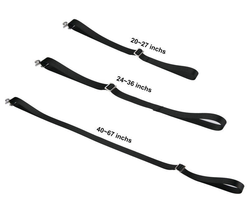 Adjustable Bimini Boat Top Straps,Single Hooks Marine Awning Webbing Straps,with kirsite Heavy Duty Snap Hooks,Boat Awning Hardware Accessories,Premium Canopy Strap (4, 40~67 ") 40~67 " 4