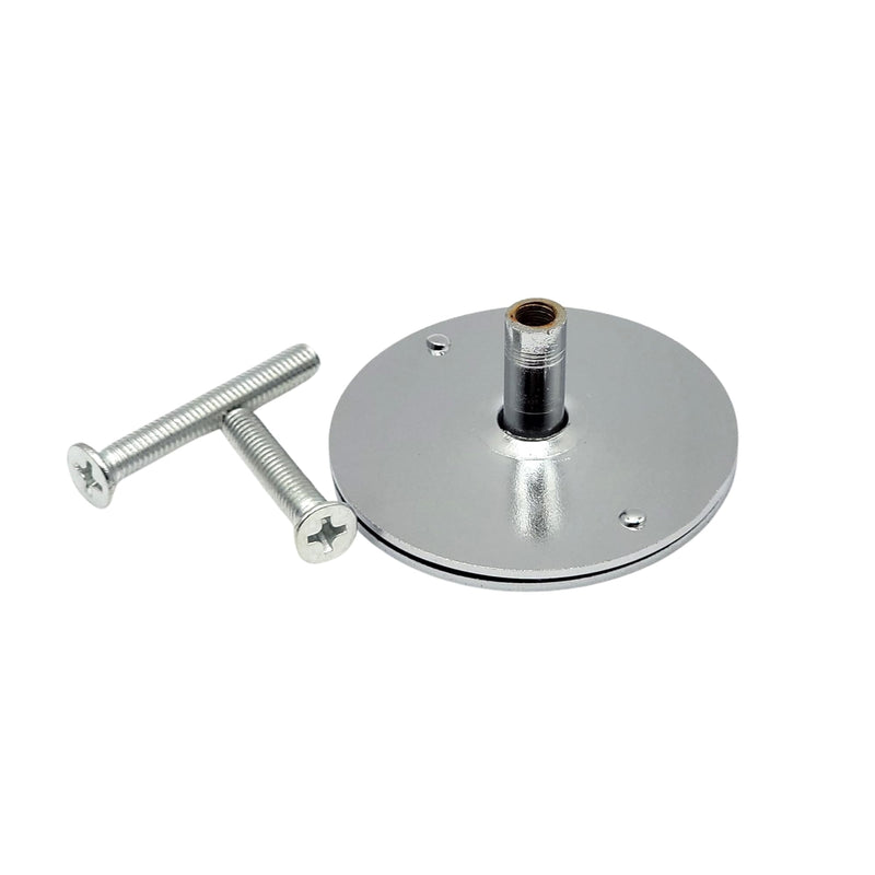M7 Dummy Mortise Cylinder 1-7/8" | Cylindrical Lockset Cover Plate | Mortise Lock Cylinder Hole Cover | Brushed Chrome