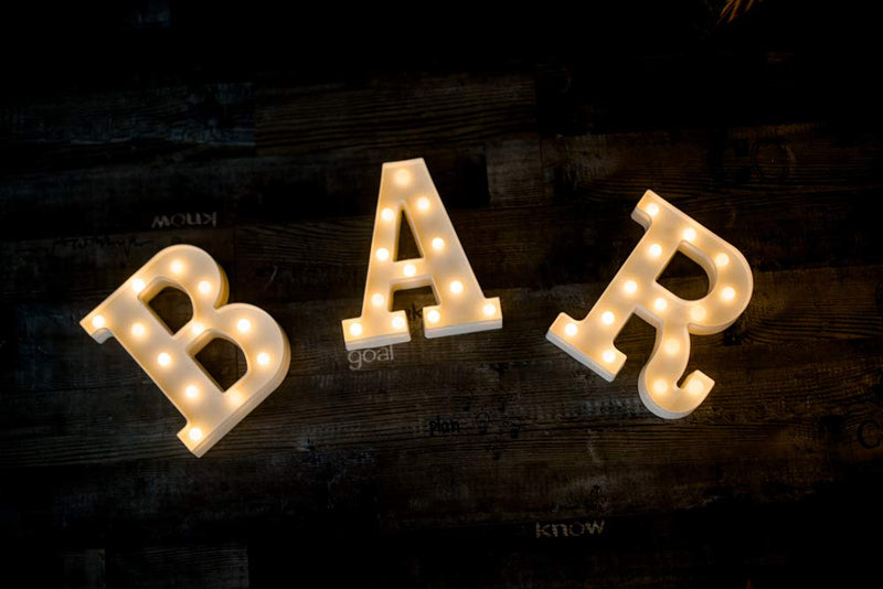 Foaky Light Up Letters,Marquee Letters,Engagement Party Decorations Letter Lights Sign for Night Light Wedding Birthday Party Christmas Lamp Home Bar Decoration (A) A