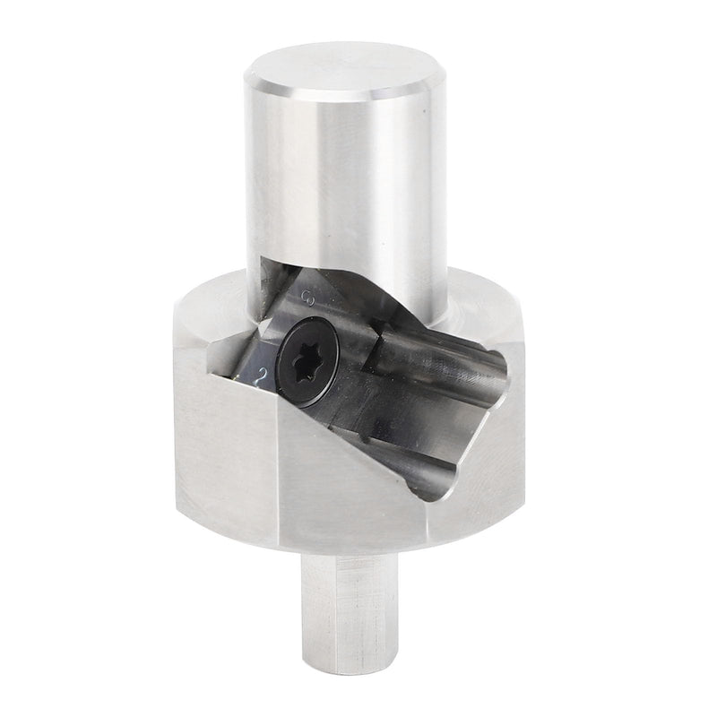 Bench Dog Hole Chamfer Reamer Tool Stainless Steel T10 Alloy Blade 20mm Holes 9mm Hex Shank Woodworking - NewNest Australia