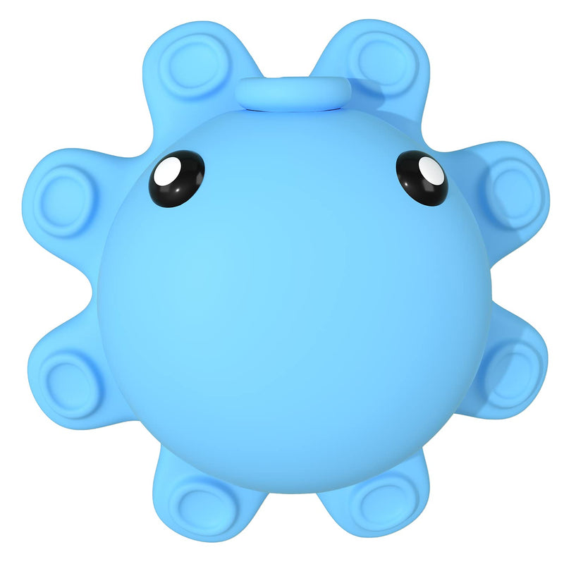 Bathtub Overflow Drain Cover Tub - Silicone Bathroom Overflow Drain Cover, Bath Tub Overflow Cover, Bathroom Spa Accessories, Adds Inches of Water for Deeper&Warmer Bath，Blue Blue