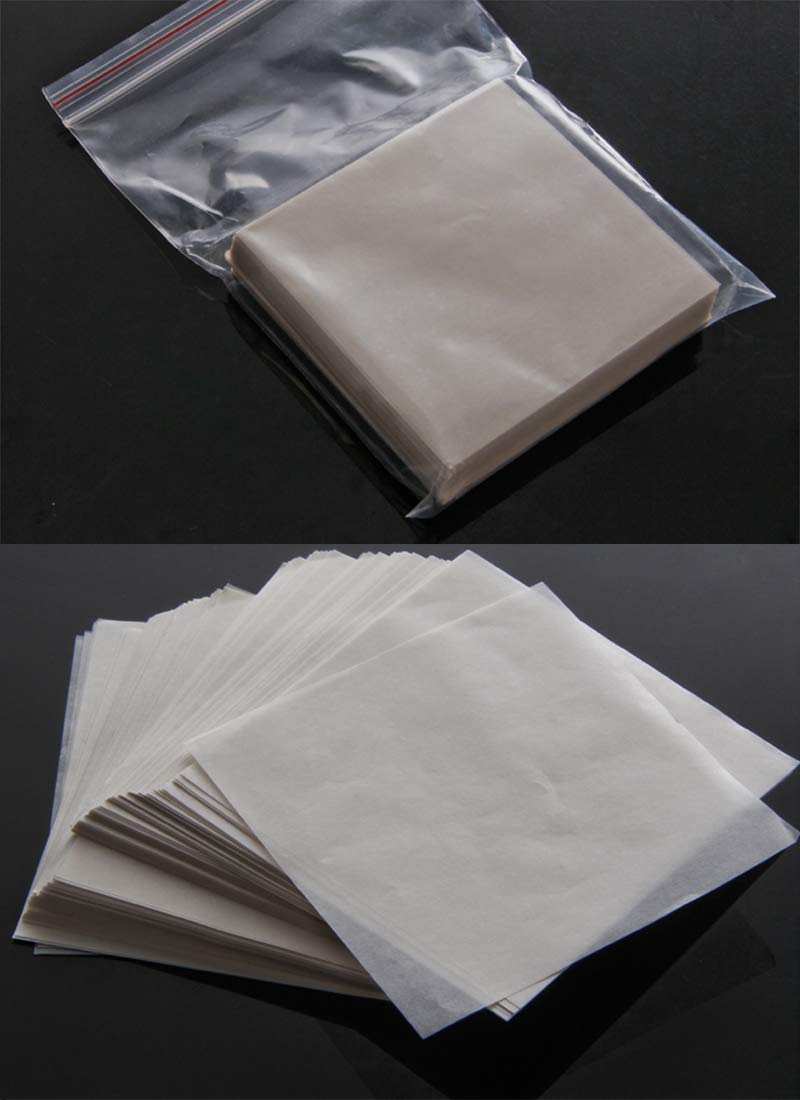 Weighing Paper 500pcs, 4 x 4 Inches Laboratory Sample Weighing Paper, Non-Stick Non-Absorbing, High-Gloss for Scale Measurement Samples Transfer 4 x 4 Inch -500sheet