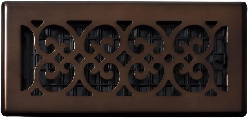 Decor Grates SPH410-RB Floor Register, 4x10, Rubbed Bronze Finish 4x10 Inches