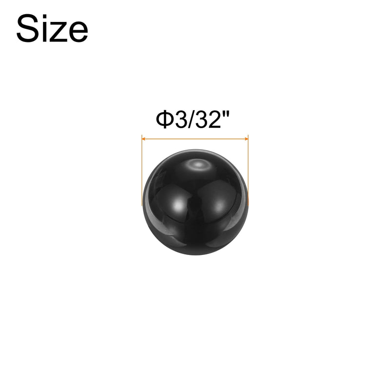 uxcell 200pcs Ceramic Bearing Balls 3/32" 2.381mm Si3N4 Silicon Nitride Ball G5 Precision Ceramic Balls 3/32" 200