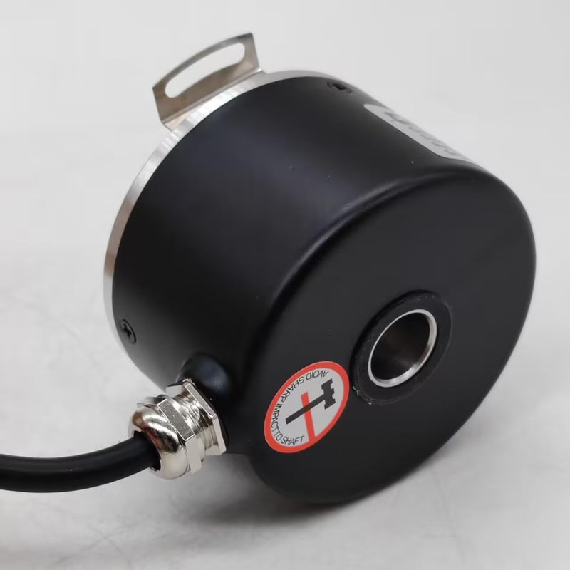 60mm Outer Diameter 10mm Aperture Hollow Shaft Rotary Encoder 5VDC line Drive Output 1000P/R Lne driver output