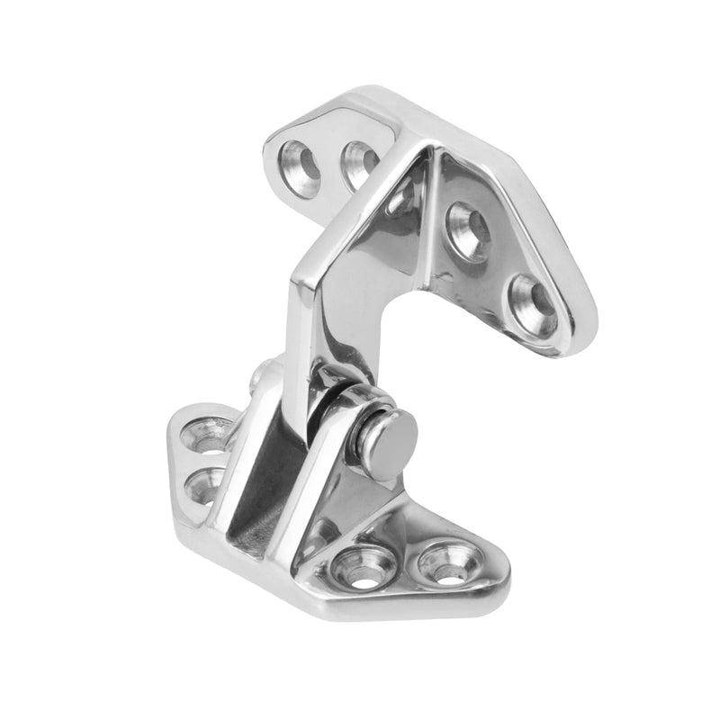 Bitray 2Pcs Marine 316 Stainless Steel Boat Hatch Hinge Long Reach Hatch Hinge with Screw (71mm x 66mm) 2.8" x 2.6"