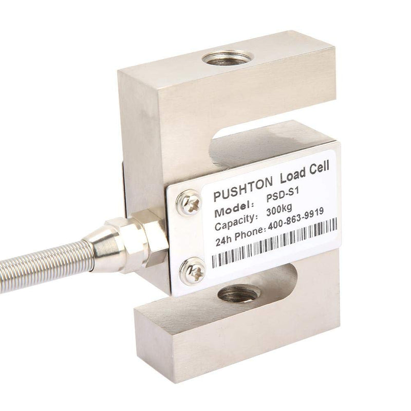 PSD-S1 Weight Sensor S-Type Load Cell Scale Module with Cable for Mixing Station & Batching Machine (300kg Capacity)
