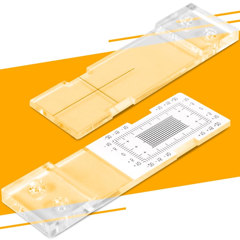 Crack Monitor, Wall Crack Monitor, ±20mm (±0.79") Horizontal ±10mm (±0.38") Vertical, Crack Measurement Ruler for Building Structural Crack Detection & Monitoring (5 PCS) 5