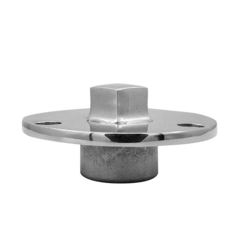 Marine Grade Stainless Steel 316 Boat Garboard Drain Plug Marine Stainless Steel W/Screws 2pc
