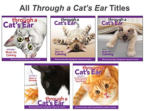 iCalmpet | Through a Cat's Ear: Music for Calming, Vol. 2 | | 60-min | Piano tunes with sonic anchoring reduces feline stress Audio CD