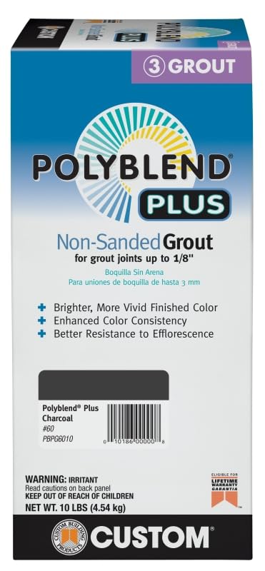 Grout Customs Plus Non Sanded (Charcoal 60) Charcoal
