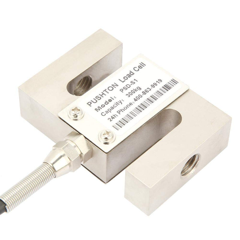 PSD-S1 Weight Sensor S-Type Load Cell Scale Module with Cable for Mixing Station & Batching Machine (300kg Capacity)