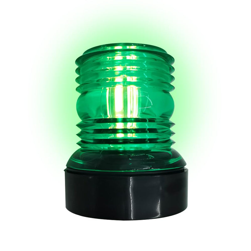 ISURE MARINE Boat Yacht Navigation Anchor Lights All Round 360° Green 12V LED Daylight Waterproof Signal Lights