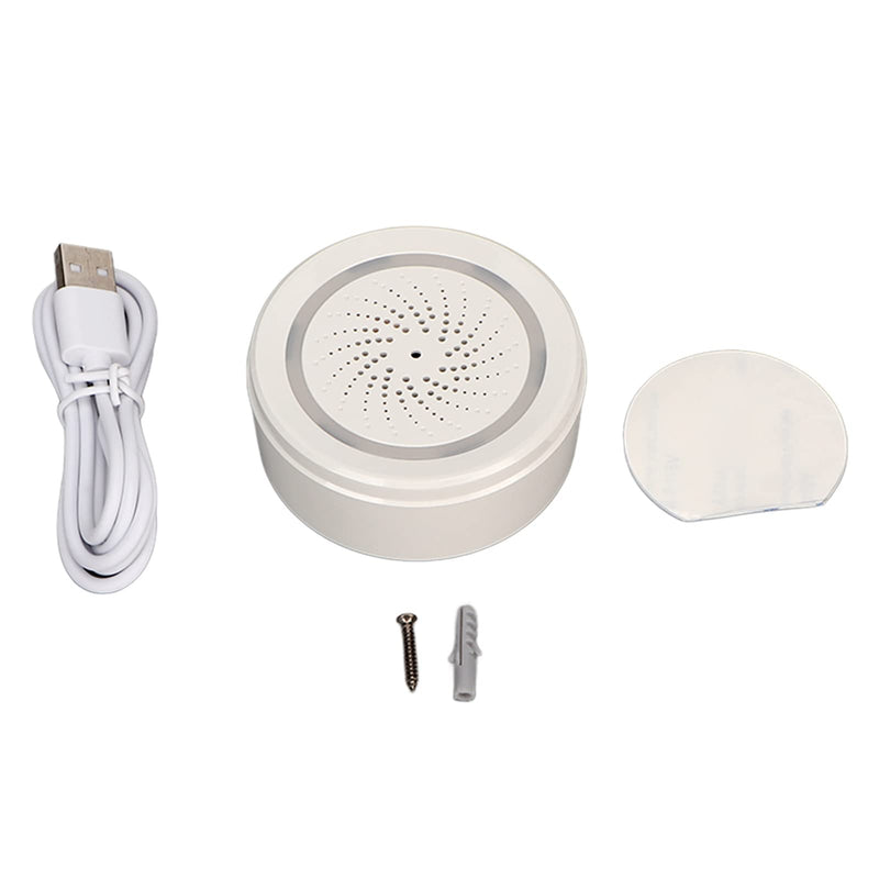 Smart Siren Alarm, 105dB, APP Control, Alarm for Home Security Alarm, Panic Alarm, Audible Alerts, Remote Control, Support and Google Home Assistant