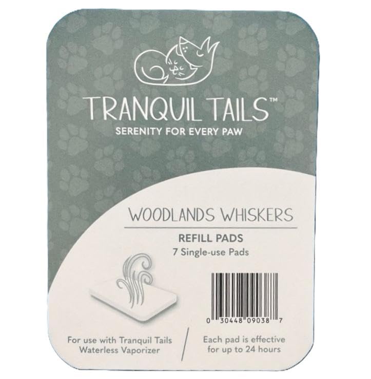 Aromatic Pheromone Refill Pads for Cats, Woodland Whiskers Scent, Pack of 7 Pads, Made in The USA