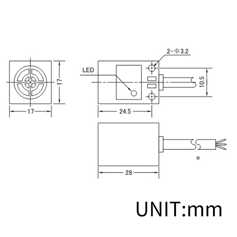 5Pcs TL-Q5MC2 NC NPN Inductive Proximity Sensor Switch Detector 5mm 3 Wire DC 10~30V Normal Close