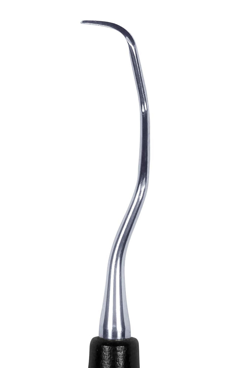 711-695 OC Onyx Collection Gracey Curette #13/14, 9.5mm Ultra-Light Hollow Handle, BÖHLER N664 Alloy, Black Titanium Nitride (TiN) Coated, Corrosion-Resistant & Autoclavable | Pomee USA