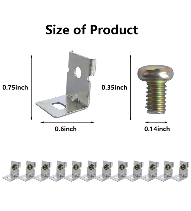 12pcs MHS012 Power Supply Fixing Bracket, Switching Power Supply Mounting Brackets, Switching Power Supply Fixing Bracket Kit