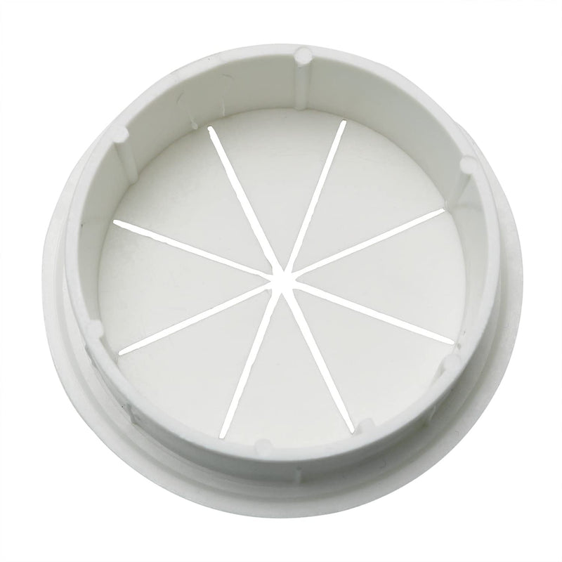 HJ Garden 1PC 60mm Desk Cord Grommets Flexible Cable Wire Hole Cover Set Wire Organizer for Office Home PC Desk,White