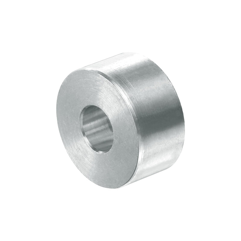 uxcell 4pcs Aluminum Spacer 3/8" Bore x 1" OD x 1/2" Length Screw Standoff Bushing Plain Finish Round Metal Spacer for 3/8 ID Screws Bolts and Rods 3/8" x 1" x 1/2"