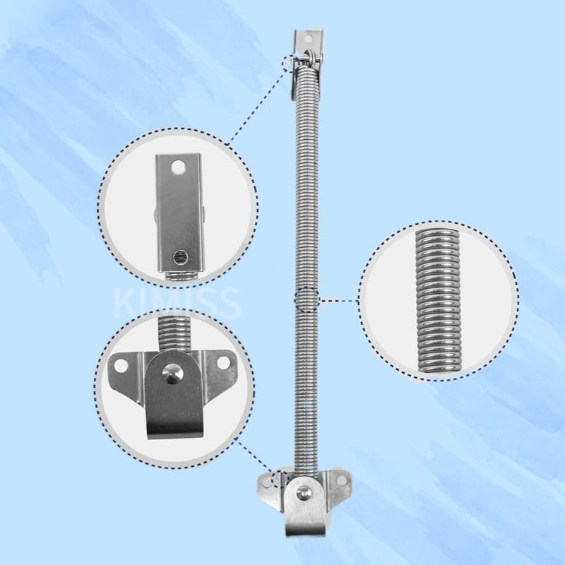 KIMISS Boat Lid Support, 11‑1/7in 283mm Long 316 Stainless Steel for Yachts Boat Hatch Holder Adjuster Lid Support Spring