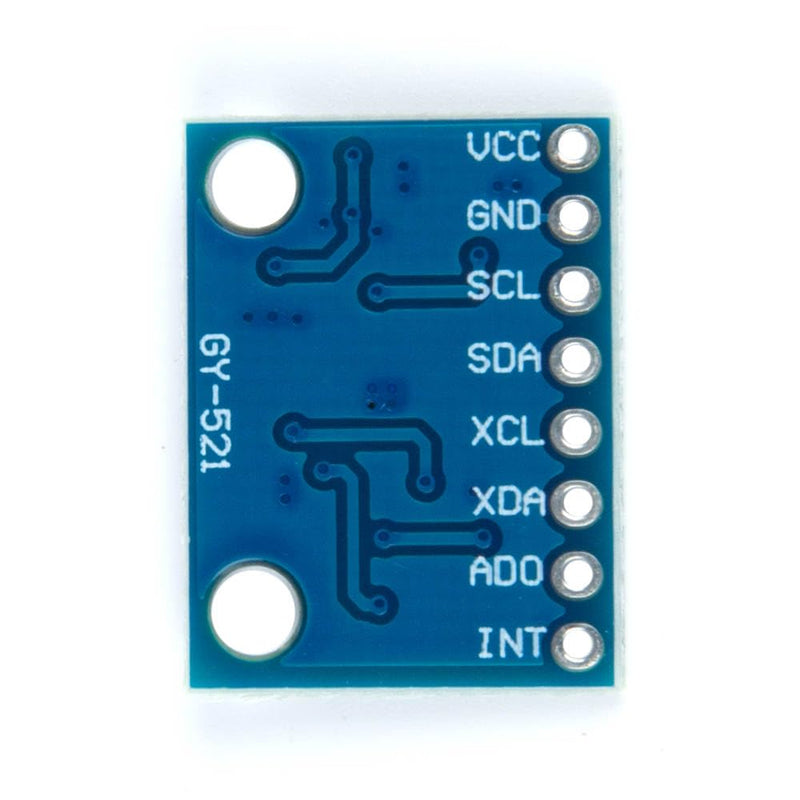 SHILLEHTEK MPU 6050 Module GY-521 Module, 6 DOF 6 Axis Accelerometer Sensor, Raspberry Pi Accelerometer (Compatible with Raspberry Pi Pico and Other Models), Arduino Accelerometer (1pc Unsoldered)