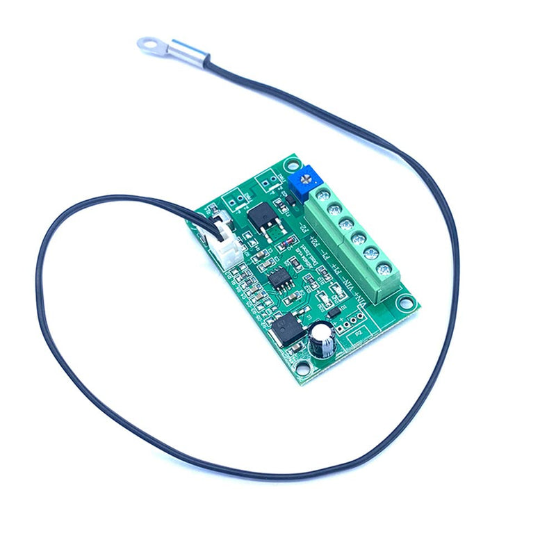 DC 12V 24V 4A 2-Way Adjustable PWM Fan Speed Controller, Automatic PC CPU Case Fans Temperature Control Governor with Sensor for 2 3 4-Wire DC Fan DC12V-24V 4A